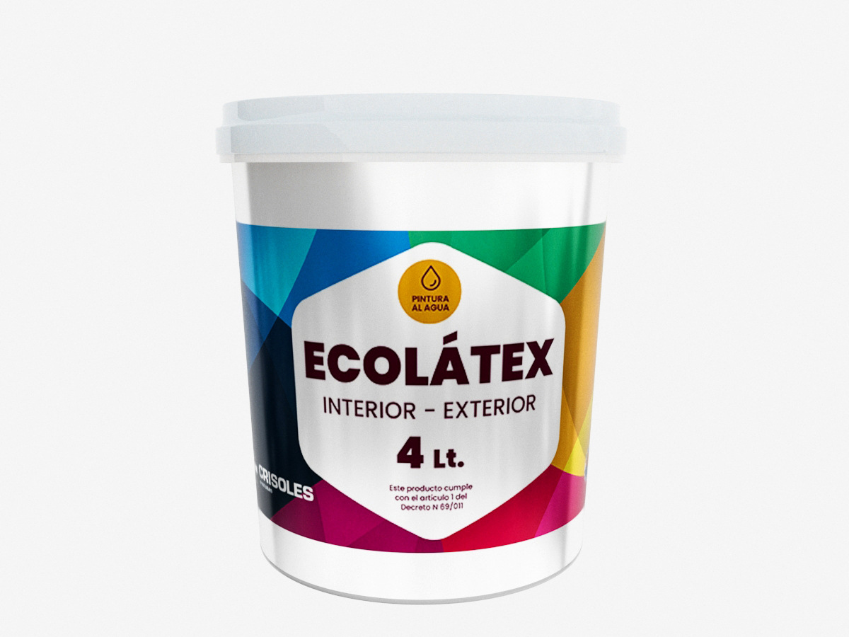 ECOLATEX VIBRANTE VERDE TENIS 4 L