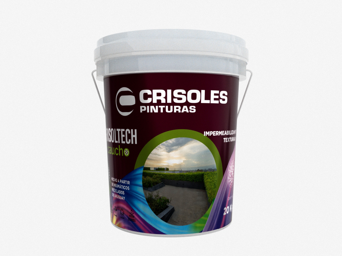 CRISOLTECH CAUCHO AZUL 20 KG